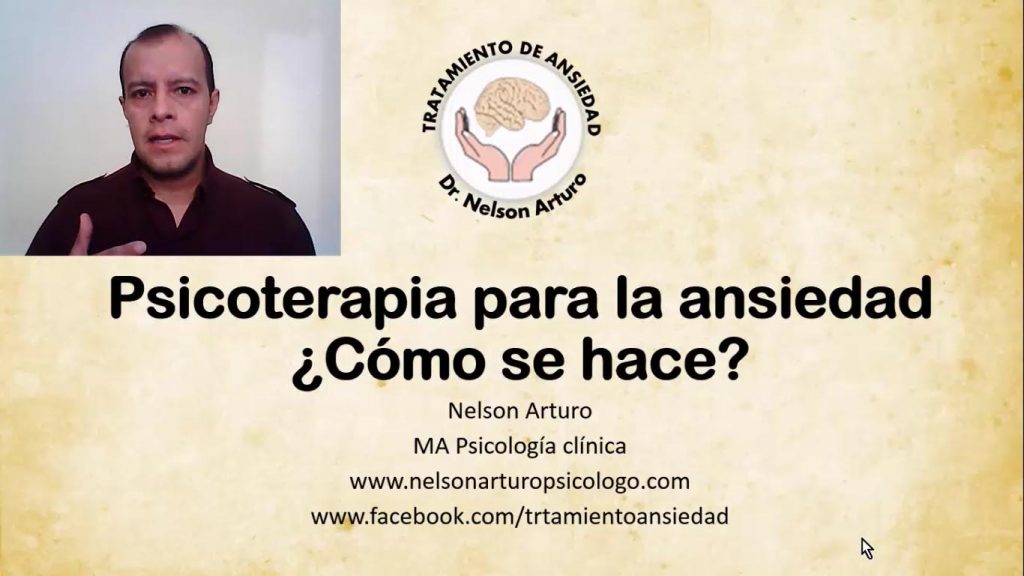 Como se hace la psicoterapia para la ansiedad