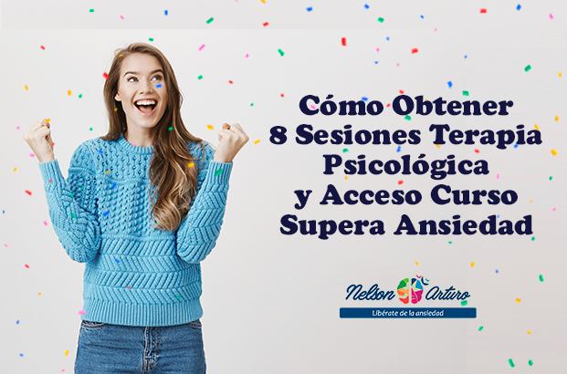 Cómo Obtener 8 Sesiones Terapia Psicológica y Acceso Curso Supera Ansiedad