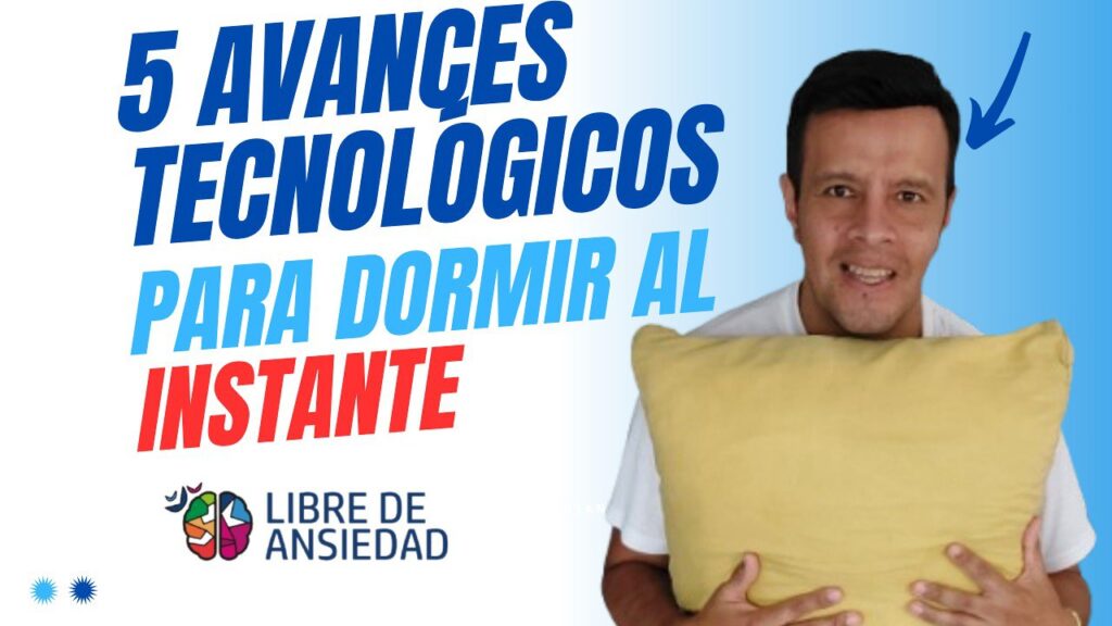 Persona utilizando un dispositivo innovador para el tratamiento del insomnio