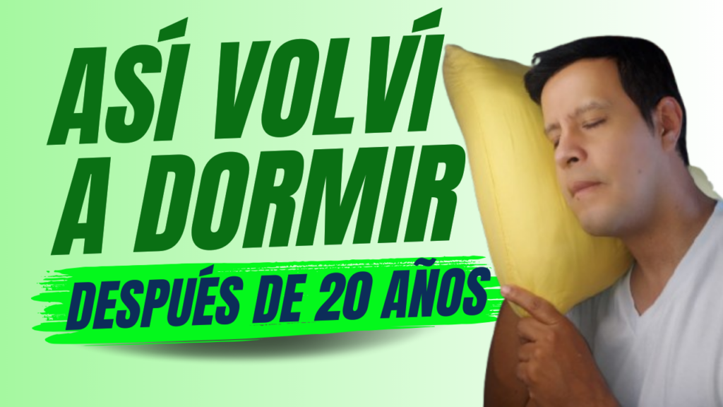 Volví a dormir después de 20 años: imagen de Nelson Arturo durmiendo tranquilamente