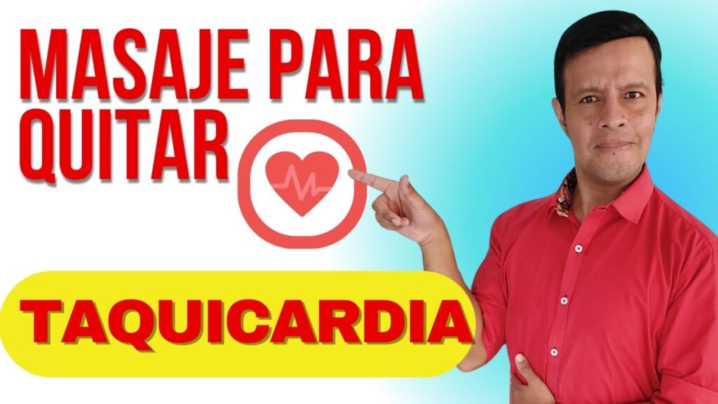 Masaje para quitar la taquicardia - Técnica natural para calmar el corazón.